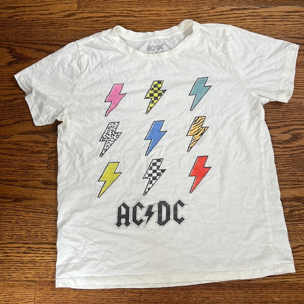 Target ACDC lightning bolt tee shirt